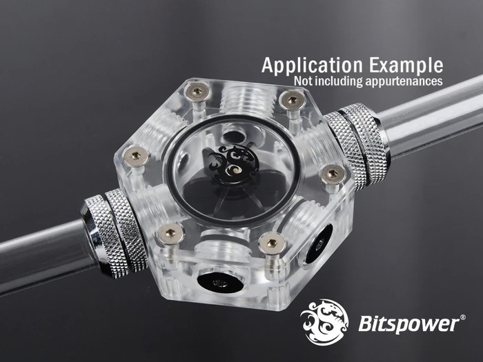 Bitspower Hexagon Durchflusssensor