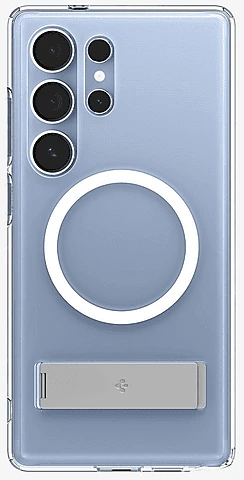 Spigen Ultra Hybrid S (MagFit) für Samsung Galaxy S25 Ultra Clear White