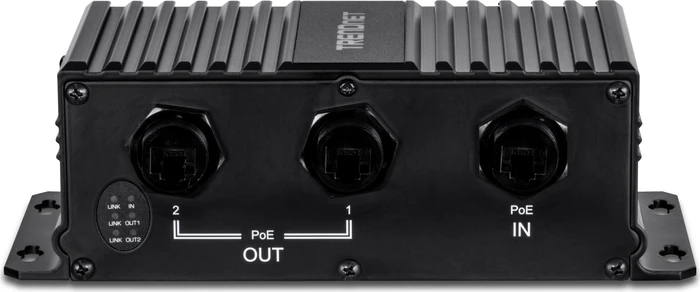 TRENDnet Industrial Wallmount Gigabit PoE-Extender, 3x RJ-45, 64W UPoE PD