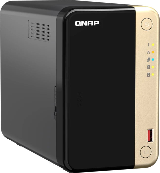 QNAP Turbo Station TS-264-8G, 8GB RAM, 2x RJ-45 2.5GBase-T, 2x USB-A 3.1