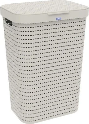 Rotho Country 55l Wäschekorb cappuccino
