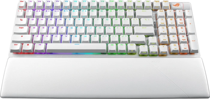 ASUS ROG Strix Scope II 96 Wireless, White, PBT, hot-swap, ROG NX SNOW, USB/Bluetooth, US
