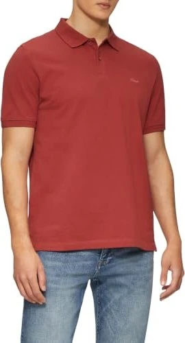 s.Oliver Baumwollpiqué Poloshirt kurzarm poppy red (Herren)