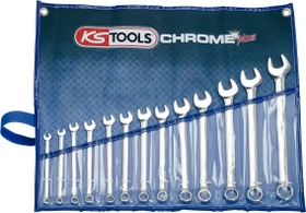 KS Tools CHROMEplus Schraubenschlüsselsatz, 13-tlg.