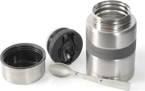 Wenco Lunchpot Aufbewahrungsbehälter mit Löffel 500ml edelstahl