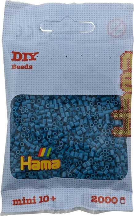 Hama Mini Beutel mit Perlen 2000 Stück petrol