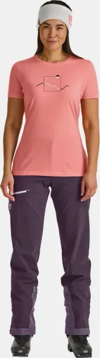 Ortovox Pizol Skihose lang dark wild berry (Damen)