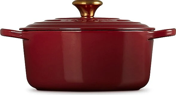 Le Creuset Signature Gusseisen Bräter rund 24cm 4.2l garnet