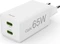 Hama Schnellladegerät GaN 2x USB-C Mini-Ladegerät PD 65W weiß Vorschaubild