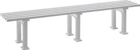 Blome Mono Gartenbank 4-Sitzer weiß