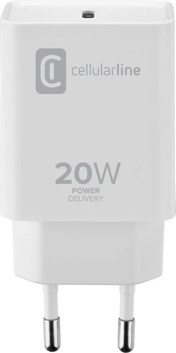 Cellularline USB-C Charger 20W weiß