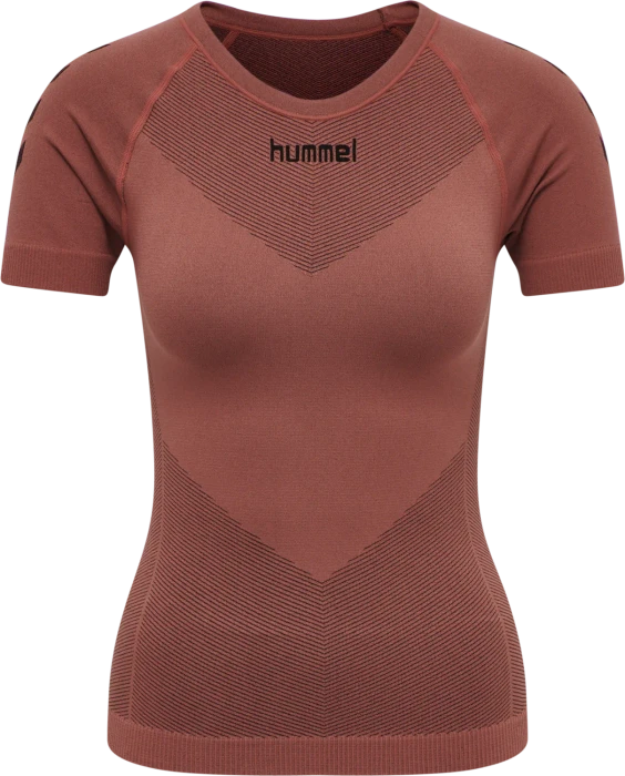 hummel Seamless Jersey Funktionsshirt kurzarm marsala (Damen)