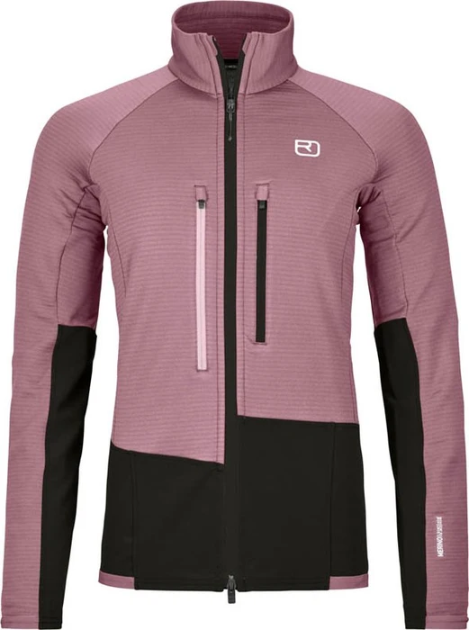 Ortovox Fleece Rib Funktionsjacke dusk rose (Damen)