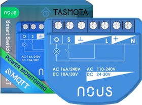 Nous B2T WiFi Tasmota Switch Modul 1-Kanal, 16A, Schaltaktor
