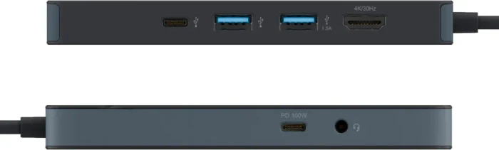 Targus HyperDrive Flex 8, USB-C 3.0 [Stecker], schwarz
