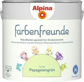 Alpina Farben Farbenfreunde Nr. 06 innen papageiengrün, 2.5l