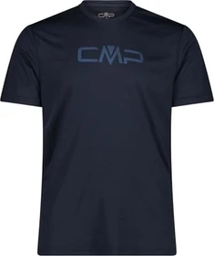 CMP Rundausschnitt Logo Funktionsshirt kurzarm b. blue/dusty blue (Herren)