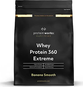 The Protein Works Whey Protein 360 Extreme Banana Milkshake 2.4kg