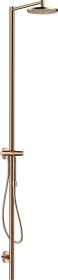 Hansgrohe Axor Starck Nature Duschsäule mit Kopfbrause 240 1jet polished red gold