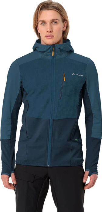 Vaude Monviso Hooded Grid Fleece Funktionsjacke dark sea (Herren)