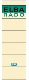 Elba Rado Ordnerrücken-Etiketten selbstklebend, 19x5.9cm, chamois, 10 Stück