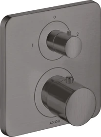 Hansgrohe Axor Citterio M Thermostat mit Ab- und Umstellventil brushed black chrome