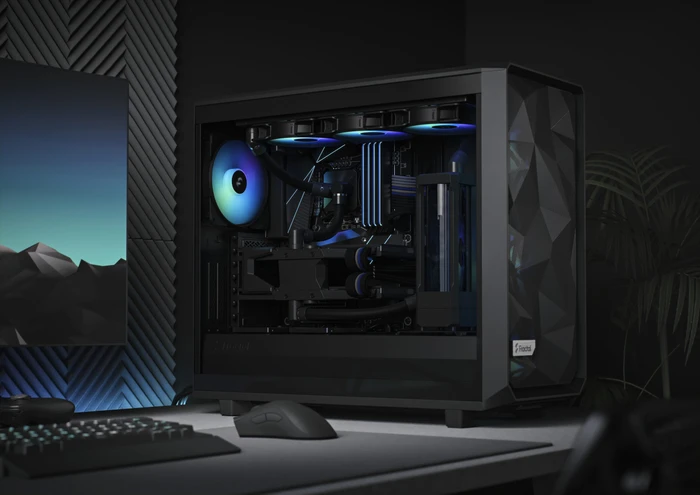 Fractal Design Meshify 2 RGB White TG Clear Tint, Glasfenster