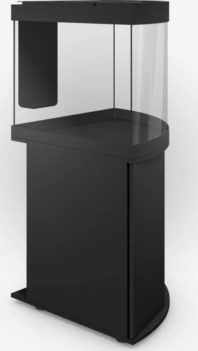 Juwel Trigon 190 LED Aquarium-Set mit Unterschrank, schwarz/schwarz, 190l