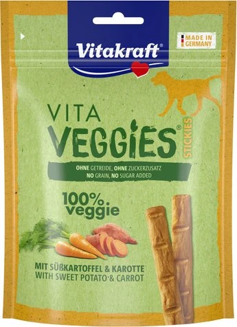 Vitakraft Vita Veggies Stickies, mit Süßkartoffel & Karotte, 80g
