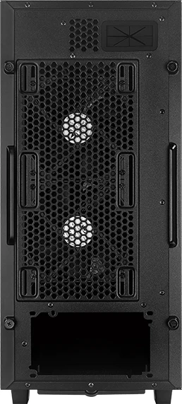 AeroCool Flo, schwarz, Glasfenster