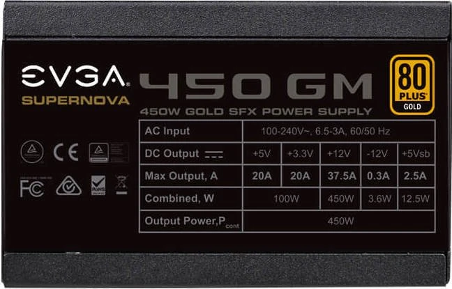 EVGA SuperNOVA GM 450 450W, SFX