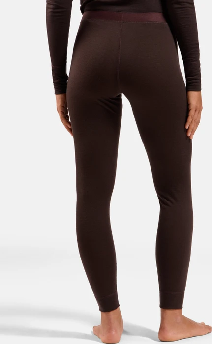 Odlo Natural Merino 160 Base Layer Tights Hose lang fudge (Damen)