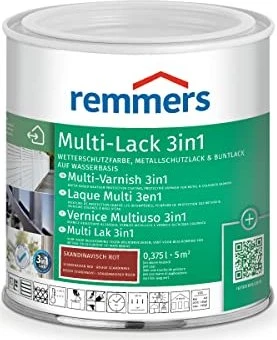 Remmers Multi-Lack 3in1 Metallschutzmittel skandinavisch rot, 375ml