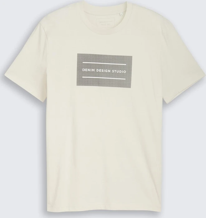 Tom Tailor Basic mit Logo-Print T-Shirt kurzarm (Herren)