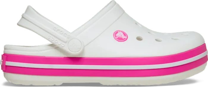 Crocs Crocband Clog white/pink crush (Junior)
