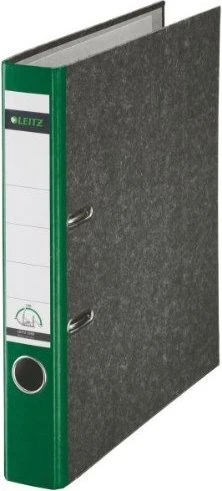 Leitz Qualitäts Ordner 2-Ring 180° CO2 neutral, 50mm, A4, grün, 10er-Pack