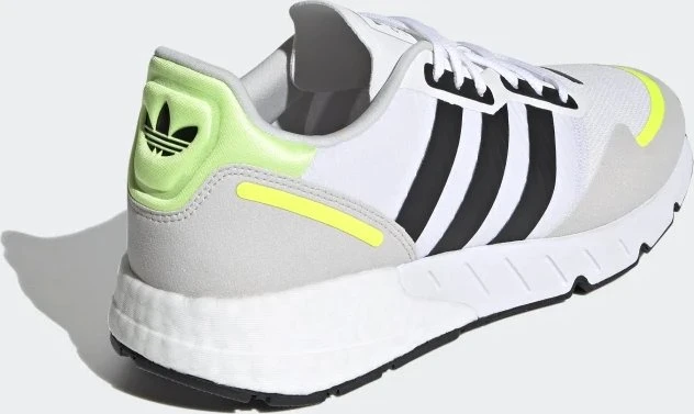 adidas ZX 1K Boost cloud white/core black/solar yellow (Herren)