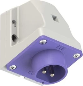 PCE CEE-Wandgerätestecker 16A 2p 24VAC 50/60Hz IP44 TWIST