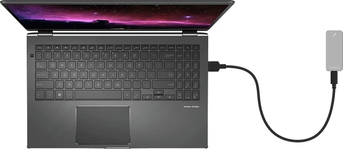 Sabrent Rocket Nano External Aluminium SSD, silber, 2TB, USB-C 3.1