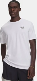 Under Armour Sportstyle Left Chest Funktionsshirt kurzarm weiß (Herren)