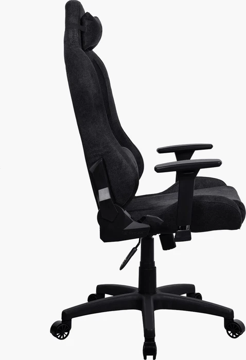 Arozzi Torretta Soft Fabric Gamingstuhl, pure black