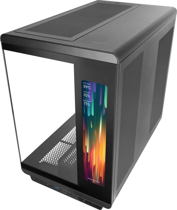 Mars Gaming MC-REVMAX Black, Glasfenster