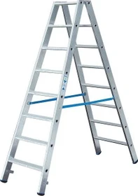 Krause Stabilo Professional Alu 2-tlg. Stehleiter, 2x 8 Stufen