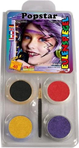 Eulenspiegel Popstar Schmink-Palette