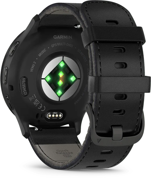 Garmin Venu 3 slate/black leather