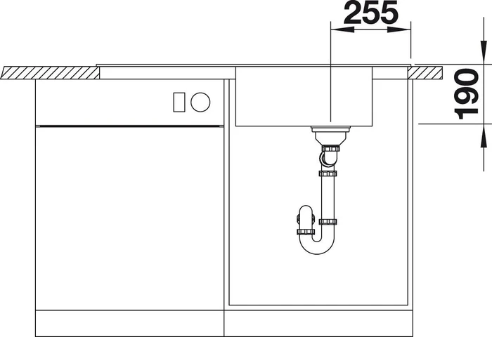Blanco Mevit XL 6 S Einbau Becken reversibel cafe
