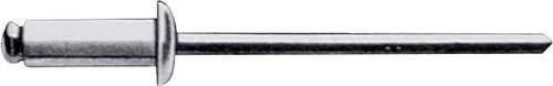 Gesipa Stahl/Stahl Flachrundkopf Blindniete 6x12mm, 250 Stück