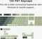 Glorious GPBT Gradient V2 Keycaps, Kunststoff (PBT), Alpine Forest, grün, 135 Tasten, ANSI-US Vorschaubild