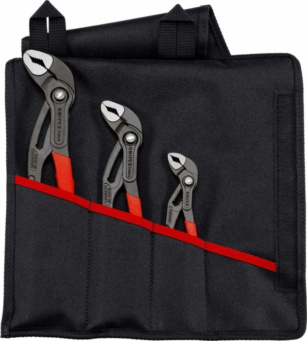 Knipex Cobra Zangensatz inkl. Tasche, 3-tlg.