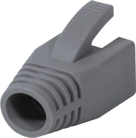 LogiLink Knickschutztülle 8.0mm für Cat6 RJ-45 Steckverbinder, 50er-Pack